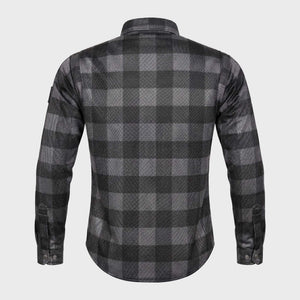 Taurus Ram Air armoured riding shirt back view showing action back