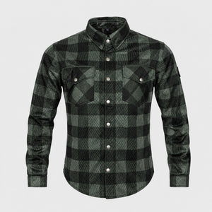 Taurus Ram Air armoured mesh riding shirt in olive green