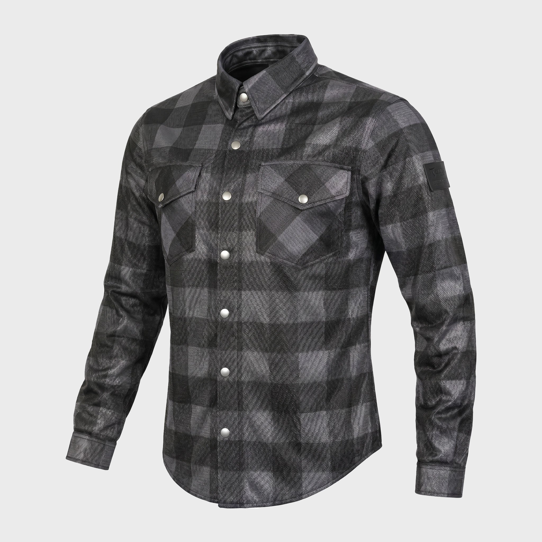 Taurus Ram Air mesh motorcycle shirt side view with CE Level 2 armour