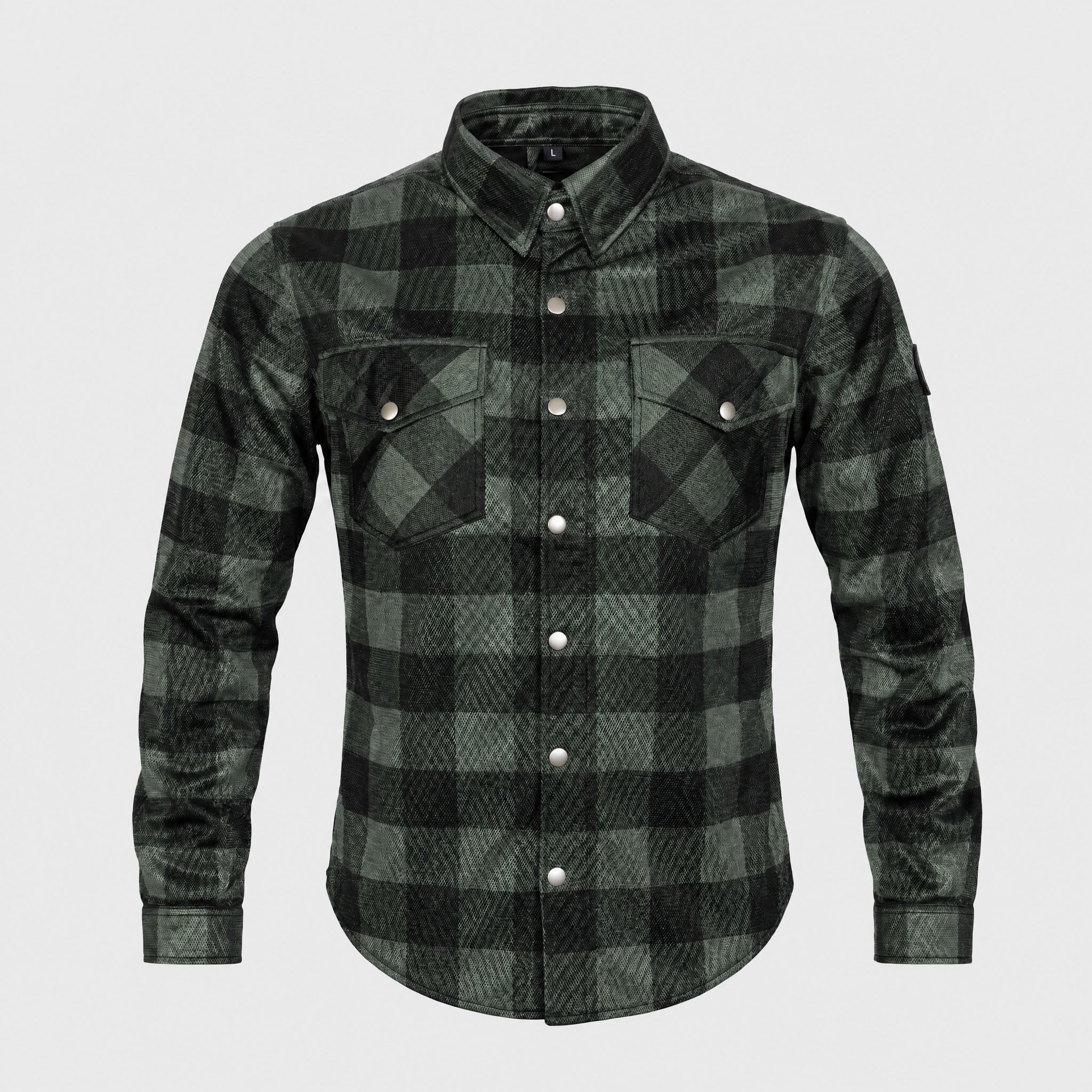Taurus Ram Air armoured mesh riding shirt in olive green